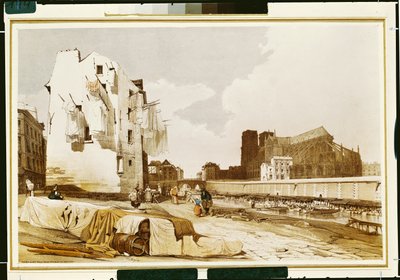 Notre Dame from the Quai St. Bernard by Thomas Shotter Boys
